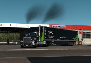Фикс для Freightliner Coronadoверсия 1.0 для American Truck Simulator (v1.37.x, 1.38.x)