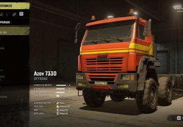 Azov 7330версия 1.2.3 для SnowRunner (v12.1)