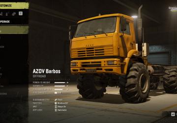 AZOV Barbosверсия 1.0.1 для SnowRunner (v12.1)