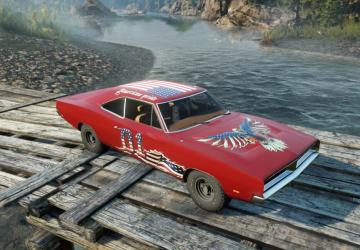 Dodge Charger «American Pride»версия 3850.2 для SnowRunner (v12.7)