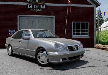 Mercedes-Benz W210версия 3.0 для BeamNG.drive (v0.29.x)