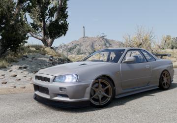 Nissan Skyline R34версия 1.1 для BeamNG.drive (v0.29.x)