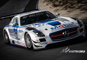 N24H-TEAM ZAKSPEED-MERCEDES-BENZ AMG SLS GT3v1.0 для Assetto Corsa