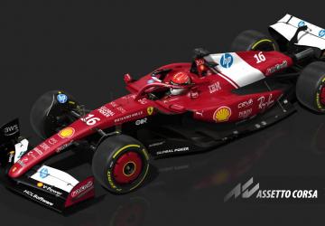 Ferrari SF-25 Livery Pack Grand Prix 2025 SF-25 SDv1.1 для Assetto Corsa