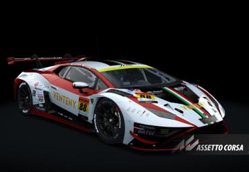 2024 JLOC Lamborghini GT3 #88 RSS GT-M Lanzo V10 Evo 2v2.0 для Assetto Corsa
