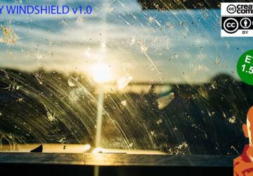 Dirty Windshieldверсия 1.2 для Euro Truck Simulator 2 (v1.50.x)