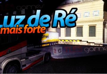 Сильный свет заднего ходаверсия 1.0 для American Truck Simulator (v1.30.x, - 1.37.x)