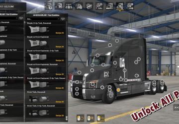 Unlock All Partsверсия 1.1 для American Truck Simulator (v1.37.x)