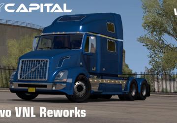 Volvo VNL Reworks ByCapitalверсия 1.9 для American Truck Simulator (v1.37.x, 1.38.x)