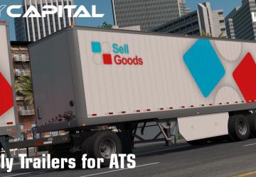 Dolly Trailers ByCapitalверсия 1.1 для American Truck Simulator (v1.37.x, 1.38.x)