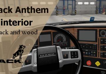 Интерьер для Mack Anthem by SCSверсия 1.0 для American Truck Simulator (v1.37.x, 1.38.x)