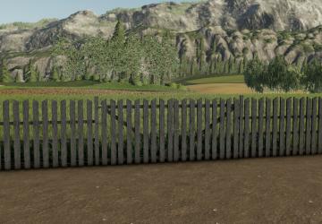 Wooden Fenceверсия 1.1.0.0 для Farming Simulator 2019