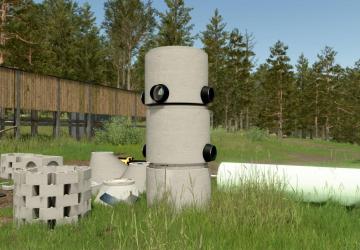 Placeable pipesверсия 1.0.0.0 для Farming Simulator 2025