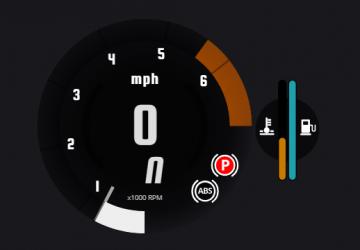 BeamXForza - Tachometerверсия 2.0 для BeamNG.drive (v0.29.x)