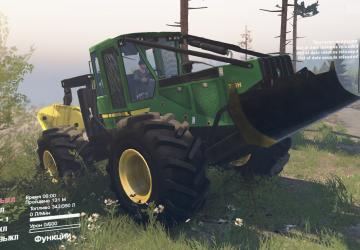 John Deere 748H Skidderверсия 29.09.18 для SpinTires (v03.03.16)