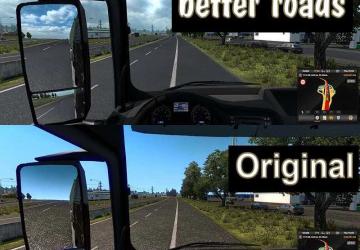 Better Roads for old Mapsверсия 0.2.1 для Euro Truck Simulator 2 (v1.50.x)