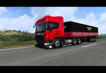 Scania L6 Straight pipe sound Brazilian stylev2.0 для Euro Truck Simulator 2 (v1.49.x, 1.50.x)