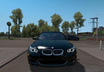 BMW M5 E60 2009версия 1.0 для American Truck Simulator (v1.35.x, 1.36.x)