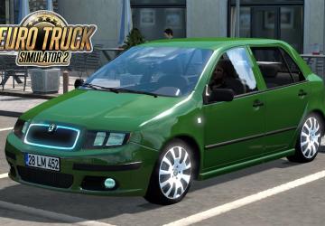 Skoda Fabia RS 2004версия 1.0 для American Truck Simulator (v1.35.x, 1.36.x)