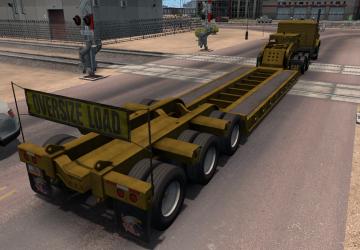 Текстура для трала Lowboy ownableверсия 1.0 для American Truck Simulator (v1.35.x, 1.36.x)