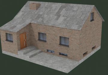 Brick House (Prefab*)версия 1.0.0.0 для Farming Simulator 2019