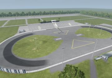 Карта «Auburndale Speedway»версия 0.9 для BeamNG.drive