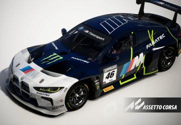 #46 BMW M - Monster Energy livery for BCRC M4 GT3v1.0 для Assetto Corsa