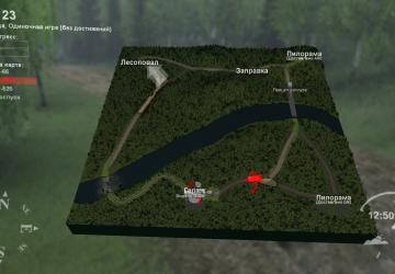 Карта «Прогулка»версия 1.0 для SpinTires (v03.03.16)