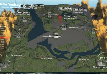 Карта «Река Енисей»версия 1 для SpinTires (v03.03.16)