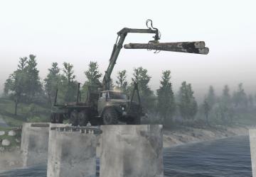 Карта «25 километр»версия 0.1 для SpinTires (v03.03.16)