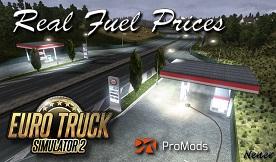 Real Fuel Pricesверсия 20.06.2024 для Euro Truck Simulator 2