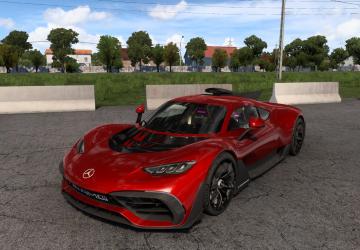 Mercedes AMG One 2021версия 1.4 для Euro Truck Simulator 2 (v1.50.x)