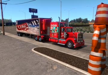 Скин Coca-cola ’85 для Marmon 57Rверсия 1.0 для American Truck Simulator (v1.36.x, - 1.39.x)