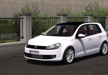Volkswagen Golf MK6 1.4 TSIверсия 1.2 для American Truck Simulator (v1.35.x, 1.36.x)