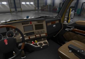 Интерьер для Kenworth T680версия 1.0 для American Truck Simulator (v1.35.x, 1.36.x)