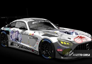 Goodsmile Racing - Nightcord at 25:00 concept livery - Bonny AMG GT3v1.0 для Assetto Corsa