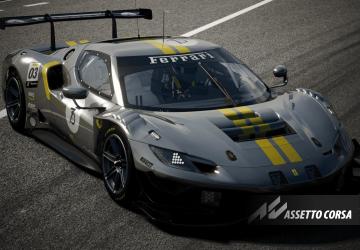 Ferrari Challenge livery - Ferrari 296 GT3 BCRC modv1.0 для Assetto Corsa