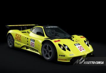 Pagani Zonda GRверсия 1.2 для Assetto Corsa