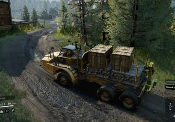 BLACK CAT-745C ACTIVE+версия 1.5 для SnowRunner (v9.0)