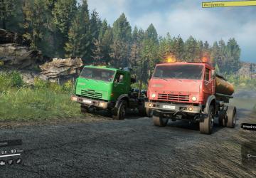 Пак полноприводных КамАЗовверсия 4.6 для SnowRunner (v9.0)