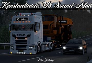 Konstantinidis V8 Soundверсия 1.1 для Euro Truck Simulator 2 (v1.50.x)