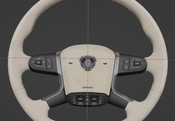 Перешитый руль scania 2016 r/sверсия 1.0 для Euro Truck Simulator 2 (v1.49)