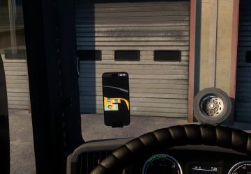 IPhone 15 PRO (GPS & table toy)версия 1.0 для Euro Truck Simulator 2 (v1.50)