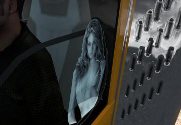 Наклейка на анимированные стекла Peterbilt 389v1.0 для American Truck Simulator (v1.37.x)