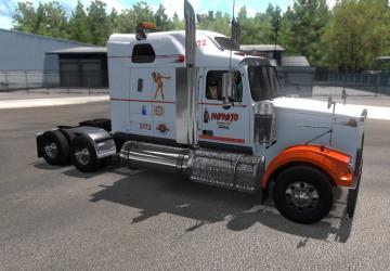 Скин Navaja для Western Star 4900FAверсия 1.0 для American Truck Simulator (v1.35.x, - 1.37.x)