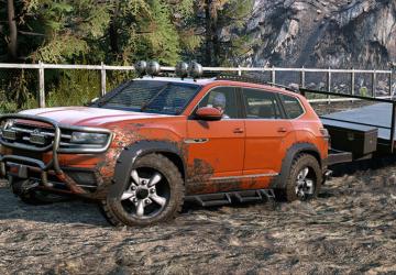 Volkswagen Atlas R-Line 2017версия 1.2.1 для SnowRunner (v8.0)
