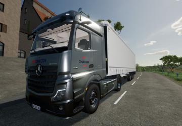 Mercedes Actros 2022 - CMA CGM Groupверсия 1.0.0.0 для Farming Simulator 2022