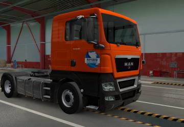 Скин на MAN TGX «Автодор»версия 1.0 для Euro Truck Simulator 2 (v1.20-1.50)
