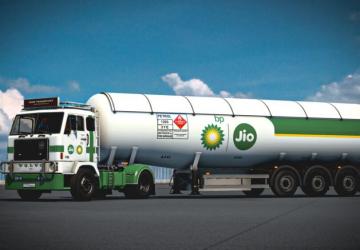 Volvo F88 + trailer with indian petroleum skinsv1.0 для Euro Truck Simulator 2 (v1.50.x)