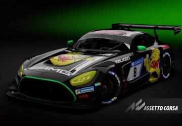 Mercedes AMG GT3 EVO 2020 Haribo Racing Team #8 (Mercer V8)v1.0 для Assetto Corsa